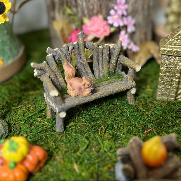 HELLO FALL FAIRY GARDEN GNOME VILLAGE GIFT SET - Picture 8 of 16
